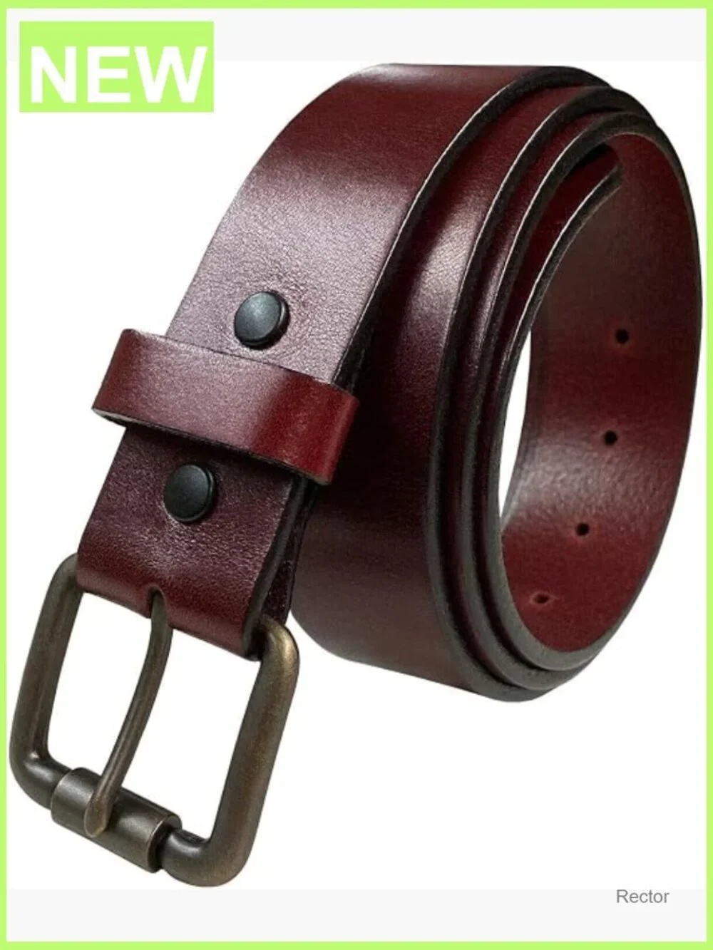 Men's Full Grain Leather Belt 1.5